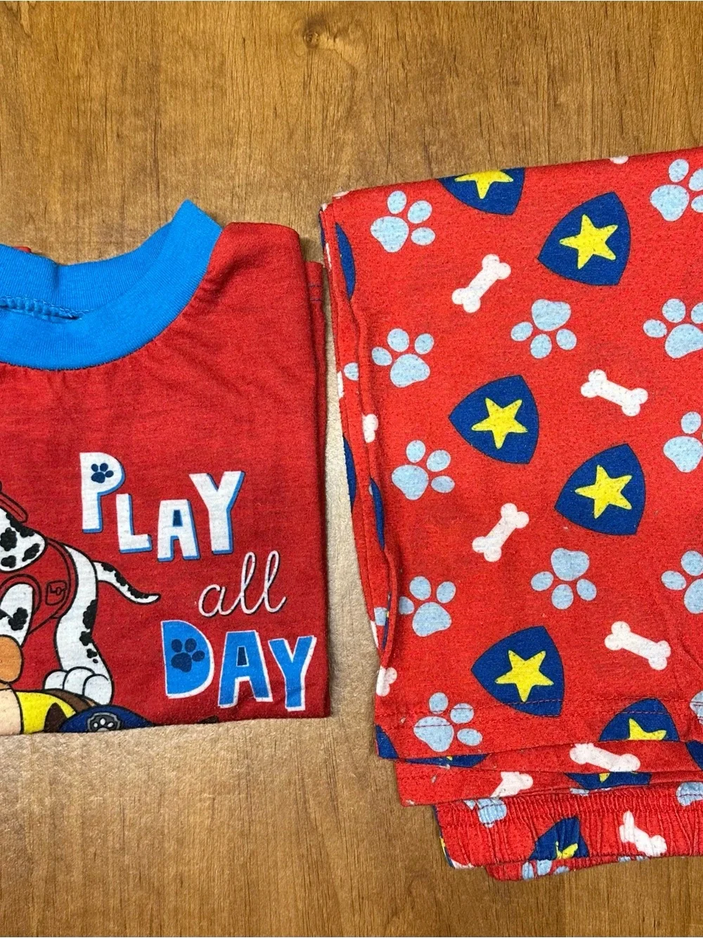 Nickelodeon Red & Blue Paw Patrol Kids Pajama Set
